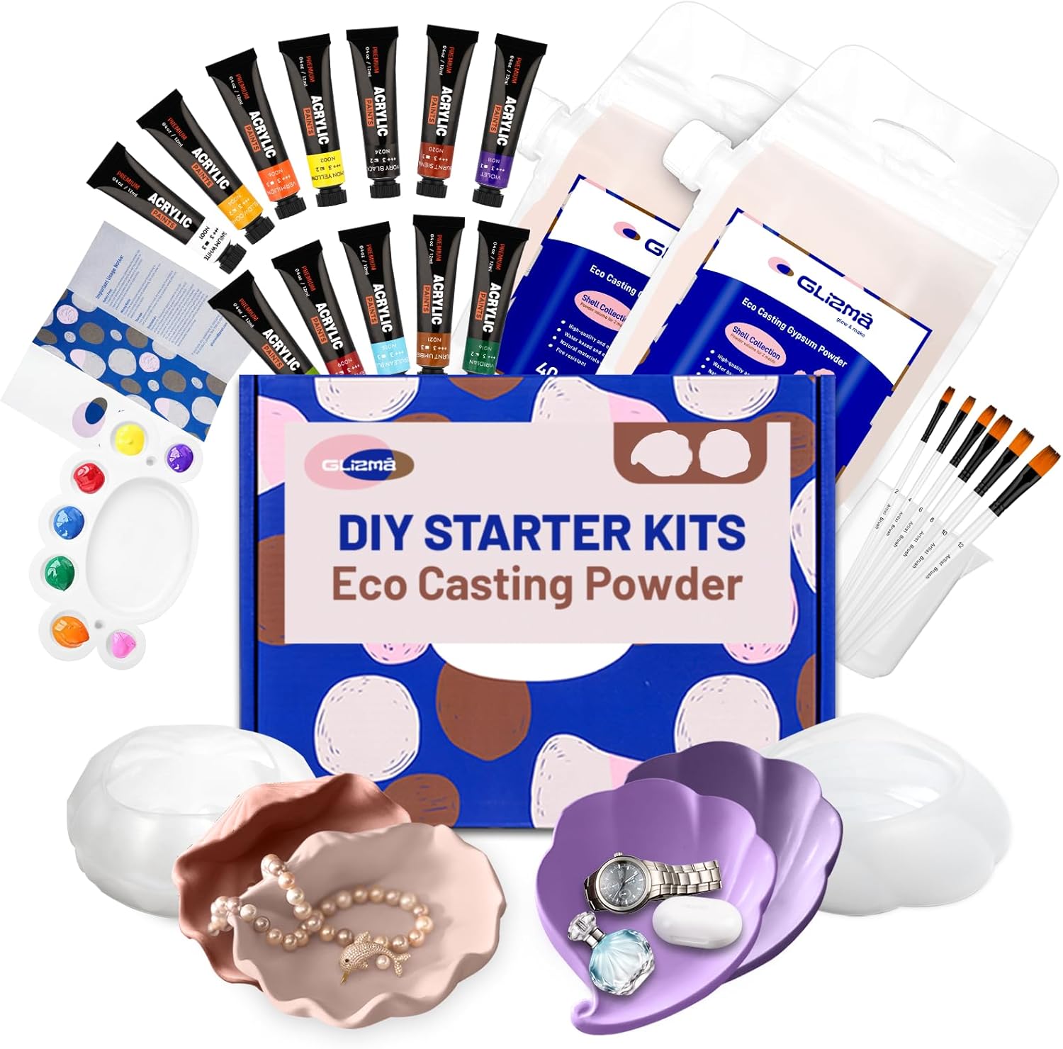 Resin Casting Powder Kit for Home Decor DIY Crafts Fun