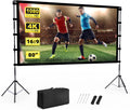 Vamvo Projector Screen Outdoor - 80in Portable Movie Screen