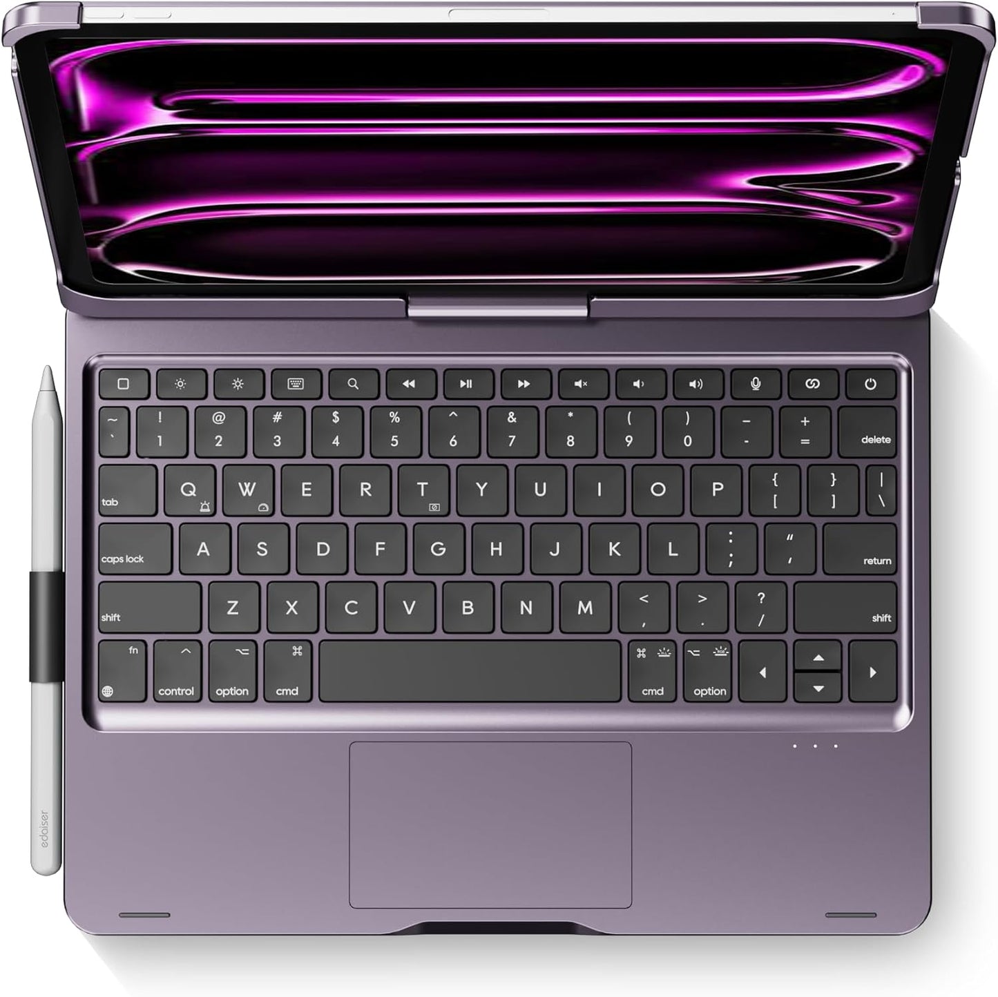 Swivel Keyboard Case for 2024 Apple iPad Pro 11 inch M4 Model