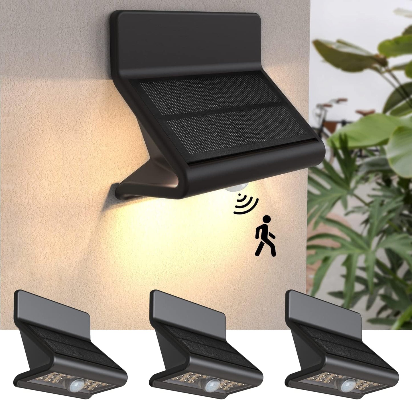 Motion Sensor Outdoor Lights with 3 Modes for Security Needs