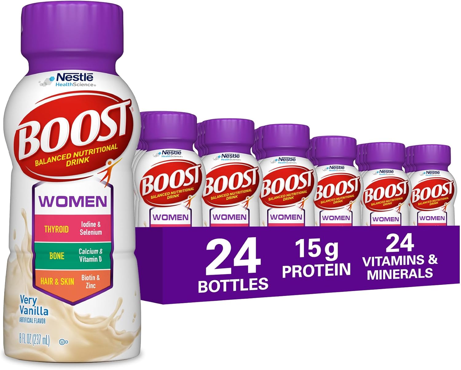 BOOST Women Balanced Nutritional Drink, Very Vanilla Flavor