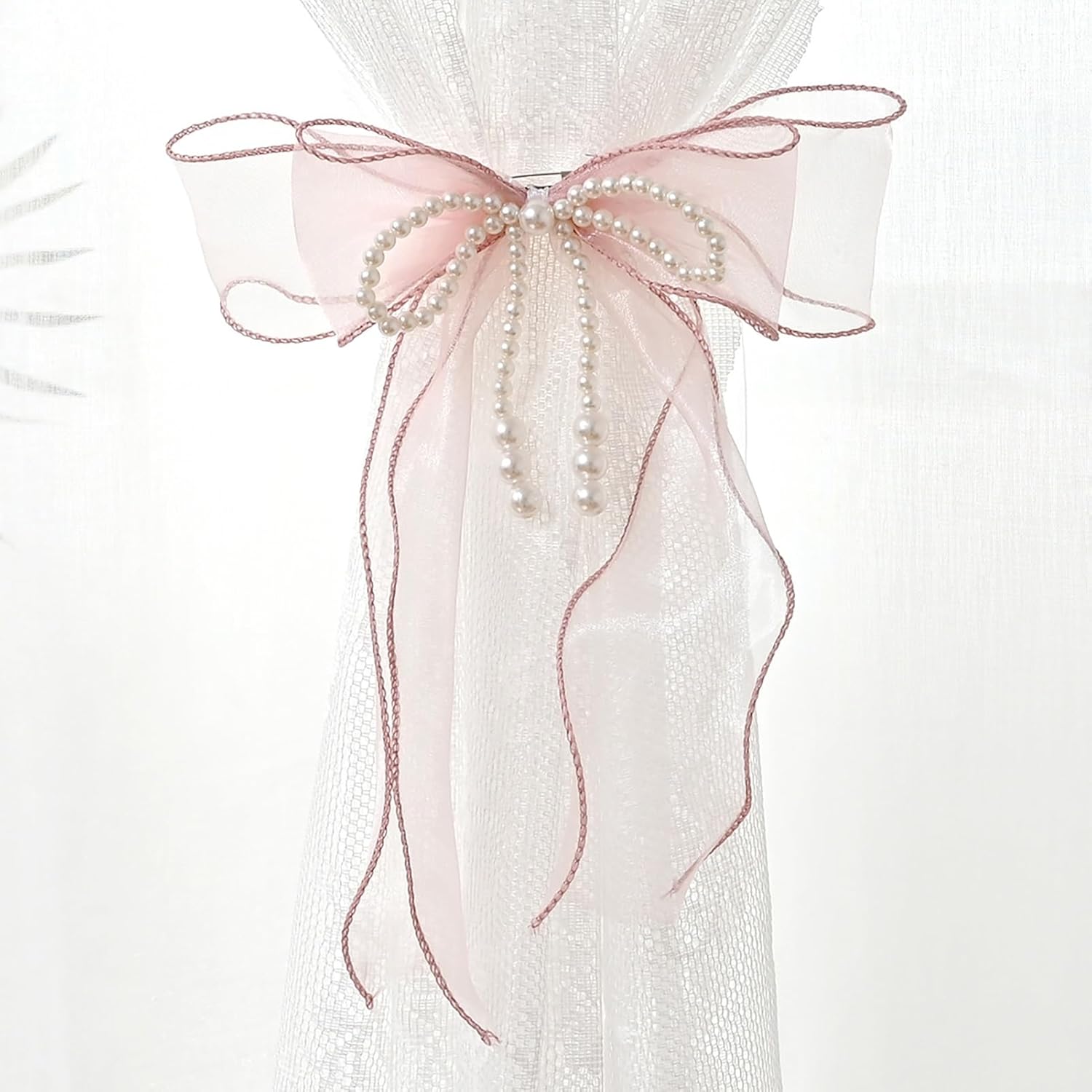 Lace Bowknot Curtain Tiebacks Set - Elegant Home Decor