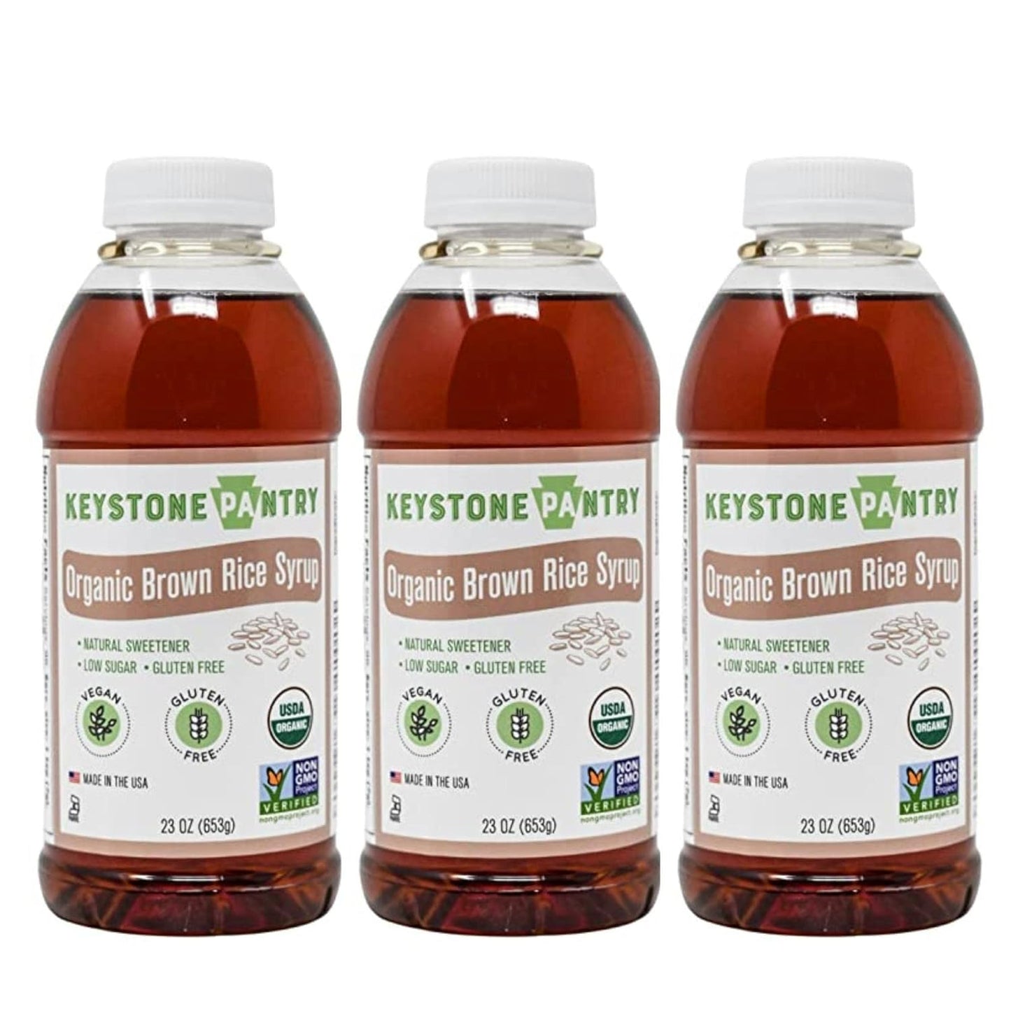 Keystone Pantry Organic Brown Rice Syrup - Vegan, Gluten Free