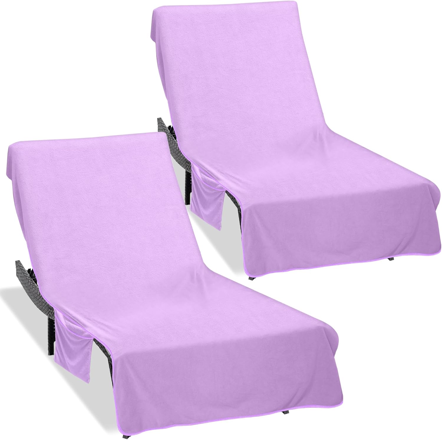 Super Soft Lounge Chair Towel Cover for Beach and Pool Use