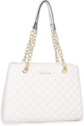 Quilted Tote Handbag for Women - Spacious Designer Shoulder Bag
