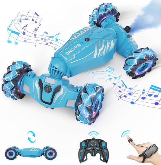 Dysaim Gesture Sensing RC Stunt Car: Transform & Drift with Lights & Music!