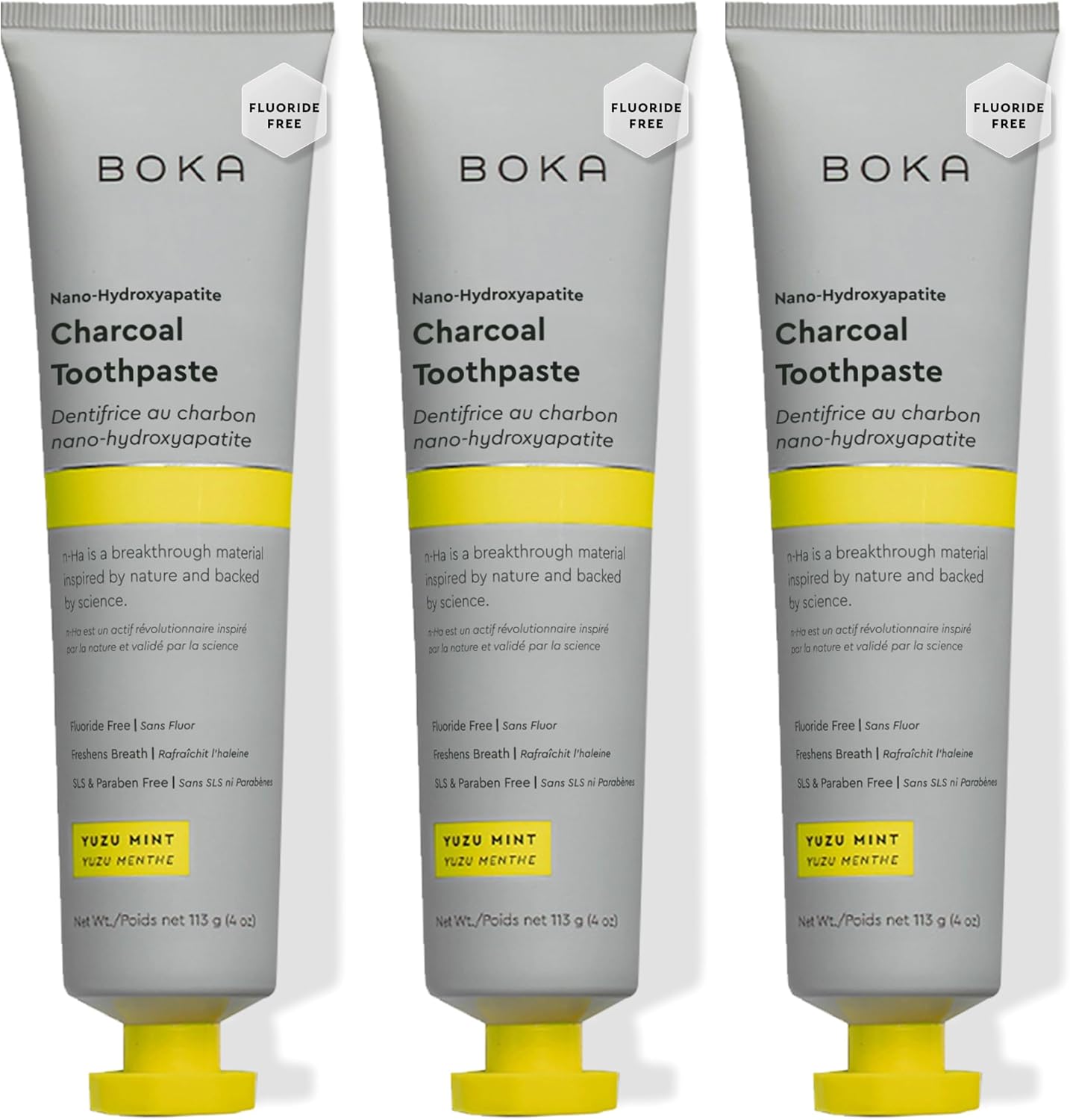 Boka Fluoride Free Toothpaste for Sensitive Teeth - 3Pk