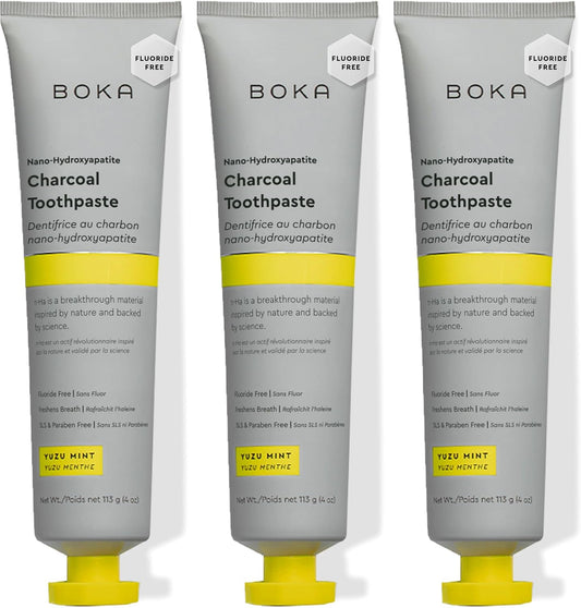 Boka Fluoride Free Toothpaste for Sensitive Teeth - 3Pk
