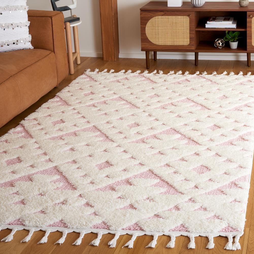 Safavieh Moroccan Tassel Shag Area Rug - Stylish & Durable