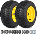 16x6.50-8 Tubeless Tire and Wheel 2-Pack - Lawn-Friendly Turf S