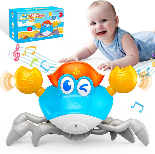 Crawling Crab Baby Toy - Music & Learning Fun