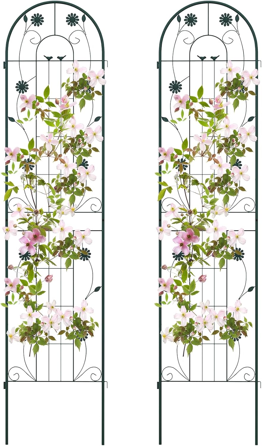 Giantex 2 Pack Garden Trellis for Climbing Plants Outdoor