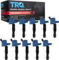 TRQ Ignition Coil Set Compatible with 2005-2008 Ford Super Duty V10