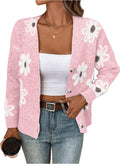 Floral Print Button Down Cardigan for Women - Stylish Knit Wear