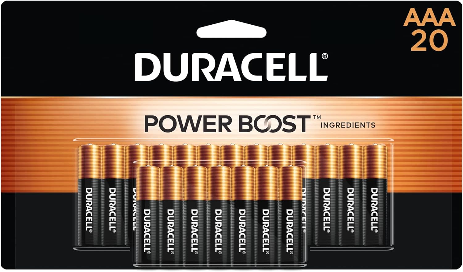 DURACELL AAA Batteries: Long-lasting Power x20