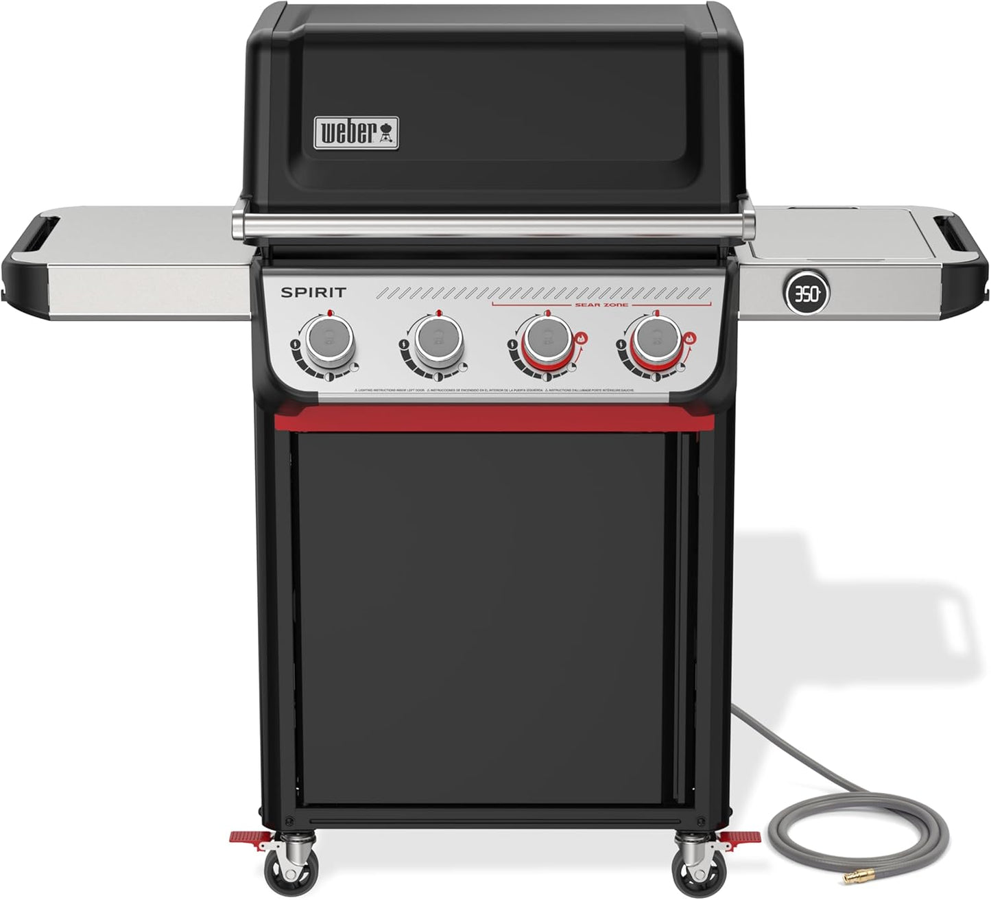Weber Spirit 4-Burner Natural Gas Grill with Boost Burners