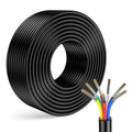 7 Way Trailer Wire 25FT Heavy Duty 14 Gauge Wiring Harness Kit