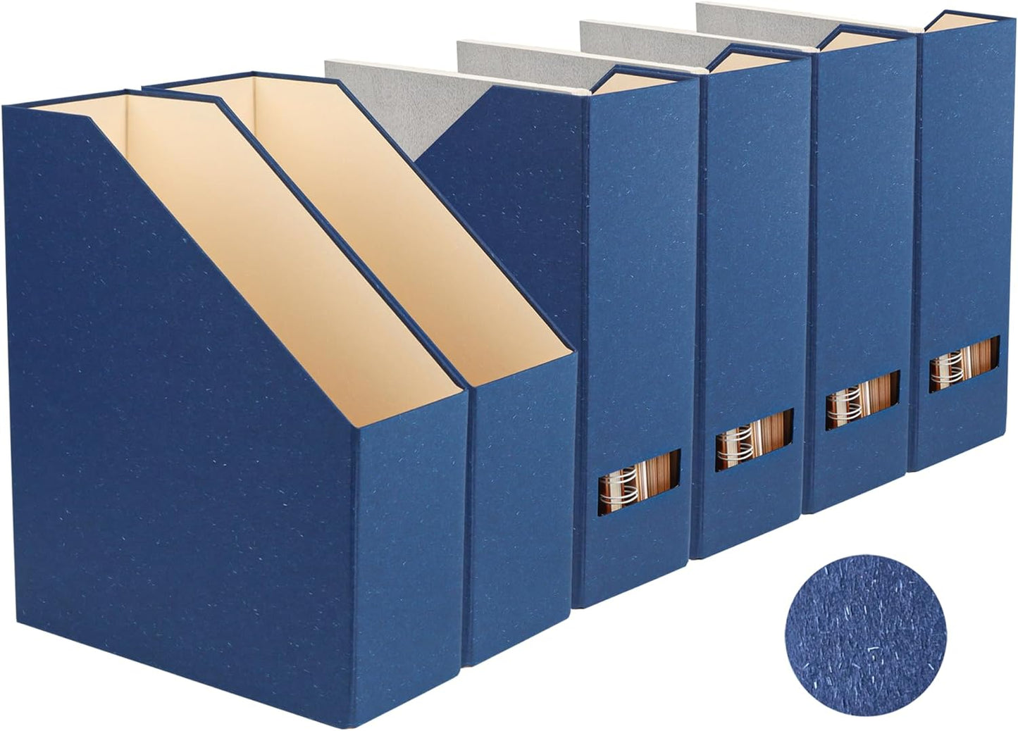 Magazine Holder - Classic Blue File Holder for Organizing
