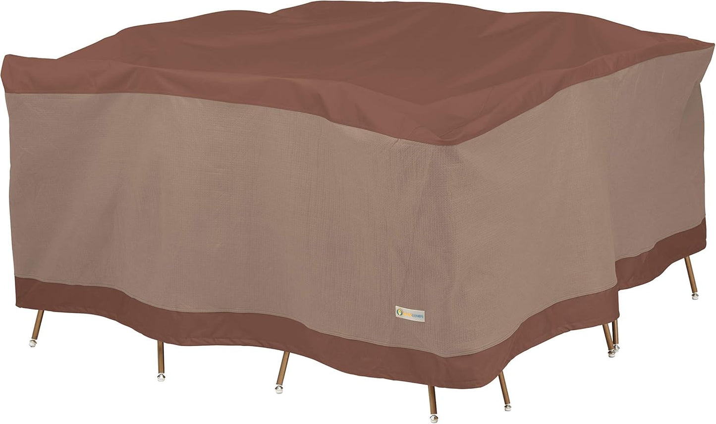 DUCKCOVERS Ultimate Water-Resistant Patio Table Cover for 92 in
