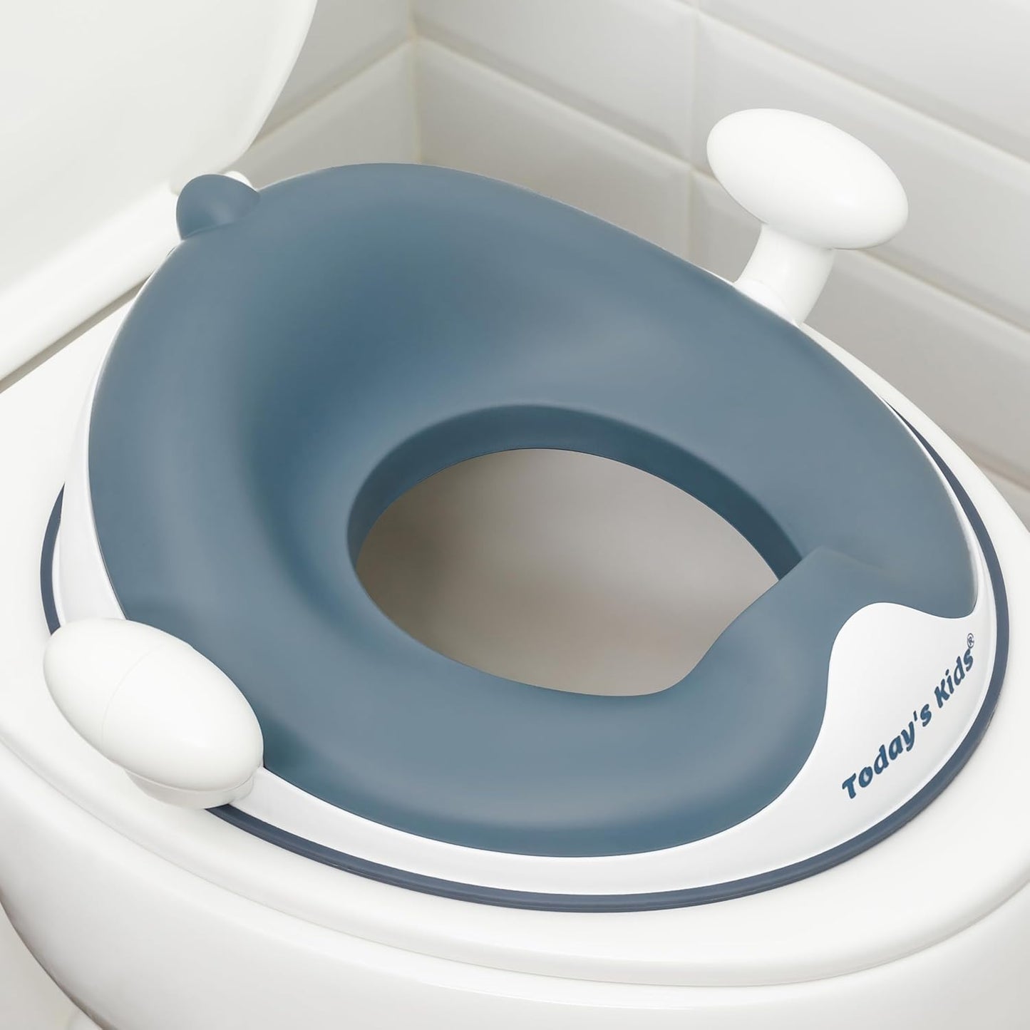 Anti-Slip Baby Training Toilet Seat for Toddlers - Blue