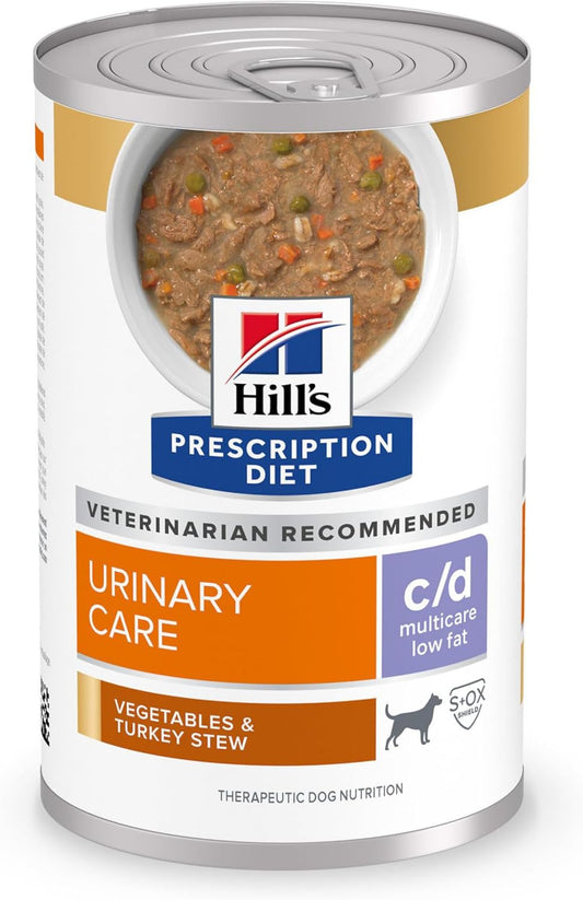 Hill's Prescription Diet c/d Multicare Low Fat Turkey Stew 12-Pack