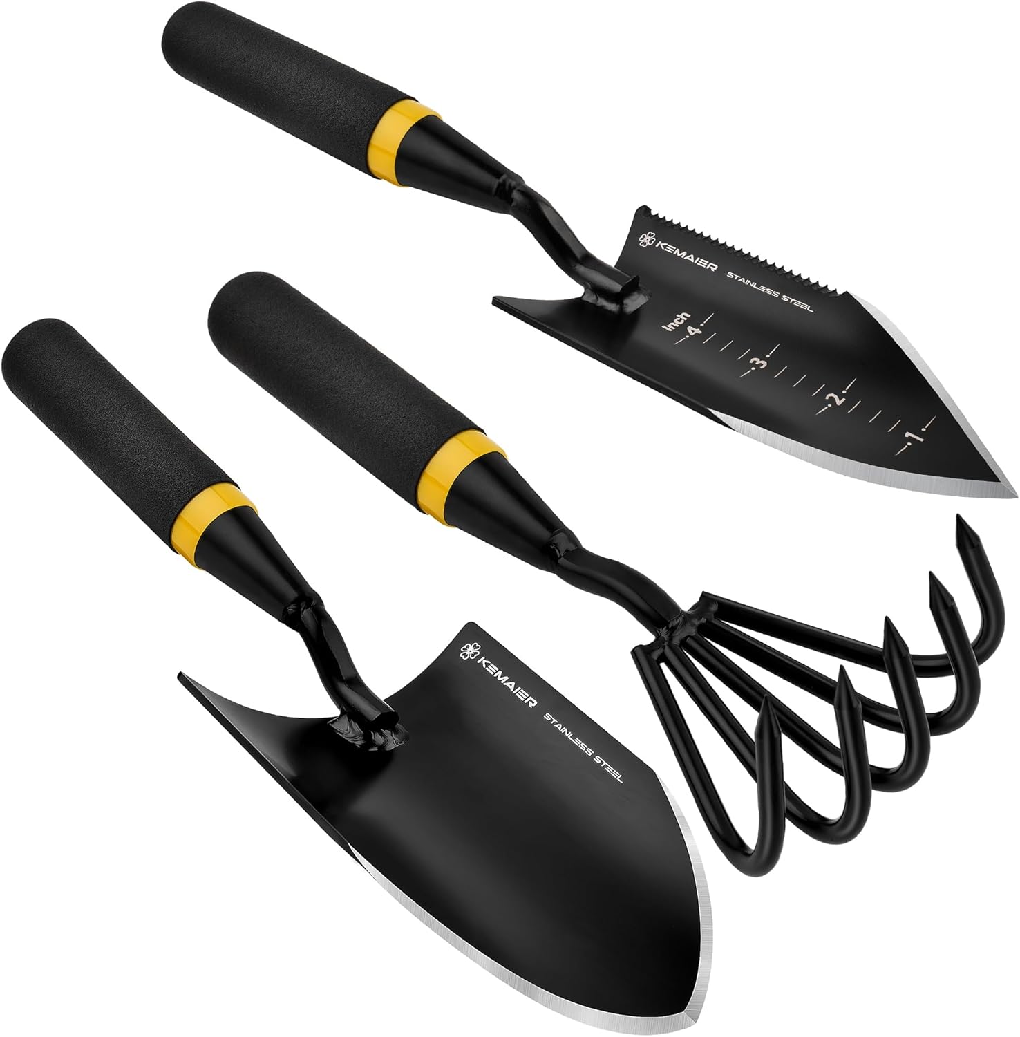 Heavy Duty Stainless Steel Garden Tool Set for Outdoor Use