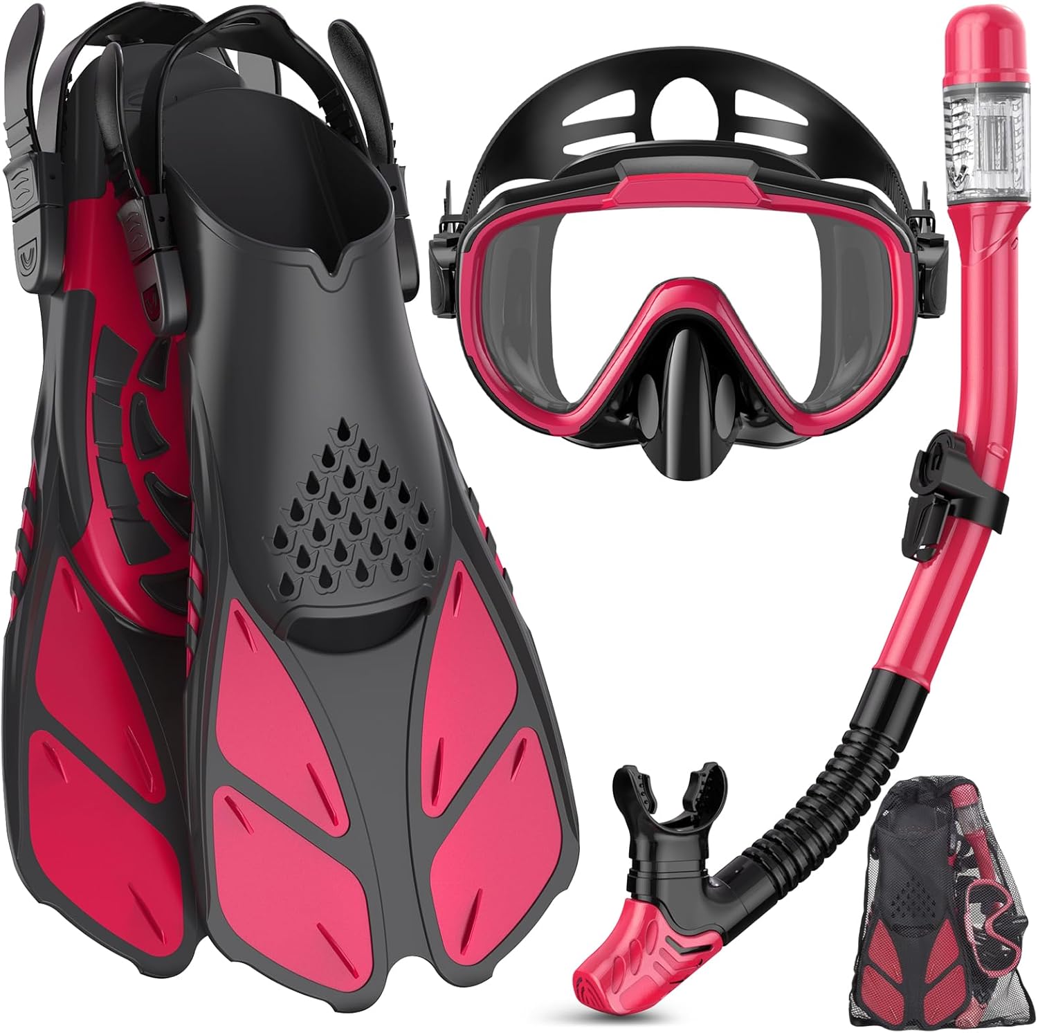 Snorkeling Gear for Adults with Panoramic View Diving Mask