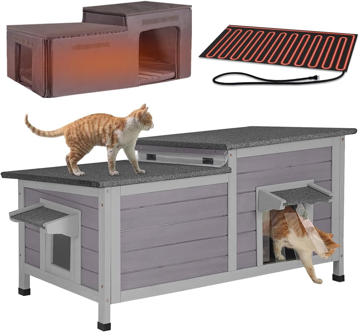 GUTINNEEN Heated Cat House: Perfect Winter Shelter for Cats