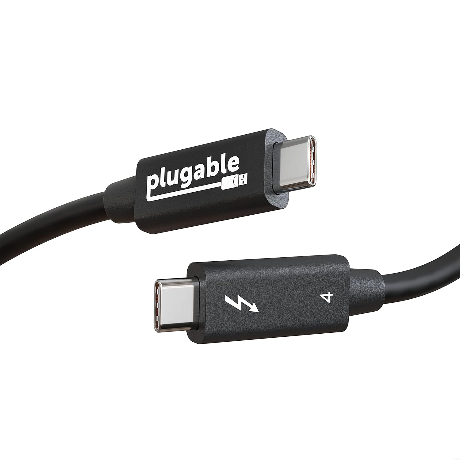 Thunderbolt 4 Cable: 100W Charging, 8K/4K Display, 40Gbps - Plugable