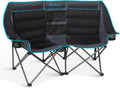 FUNDANGO Double Camping Chair with Cooler for Outdoor Comfort