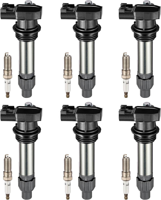 BDFHYK Ignition Coil Pack & Iridium Spark Plugs for Chevy