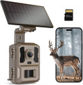 4K UHD Solar Trail Camera for Game & Wildlife Monitoring - Reliable