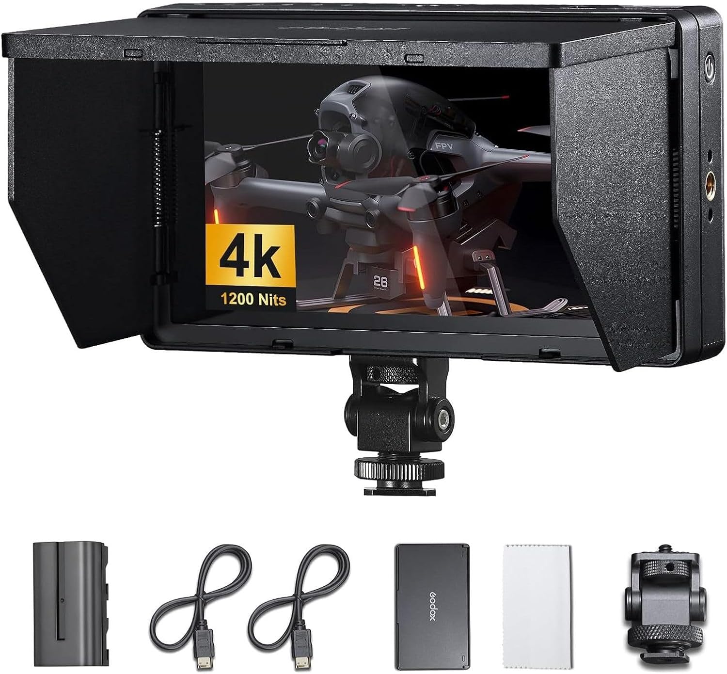 GODOX GM55 5.5 Inch Touch Screen DSLR Camera Field Monitor