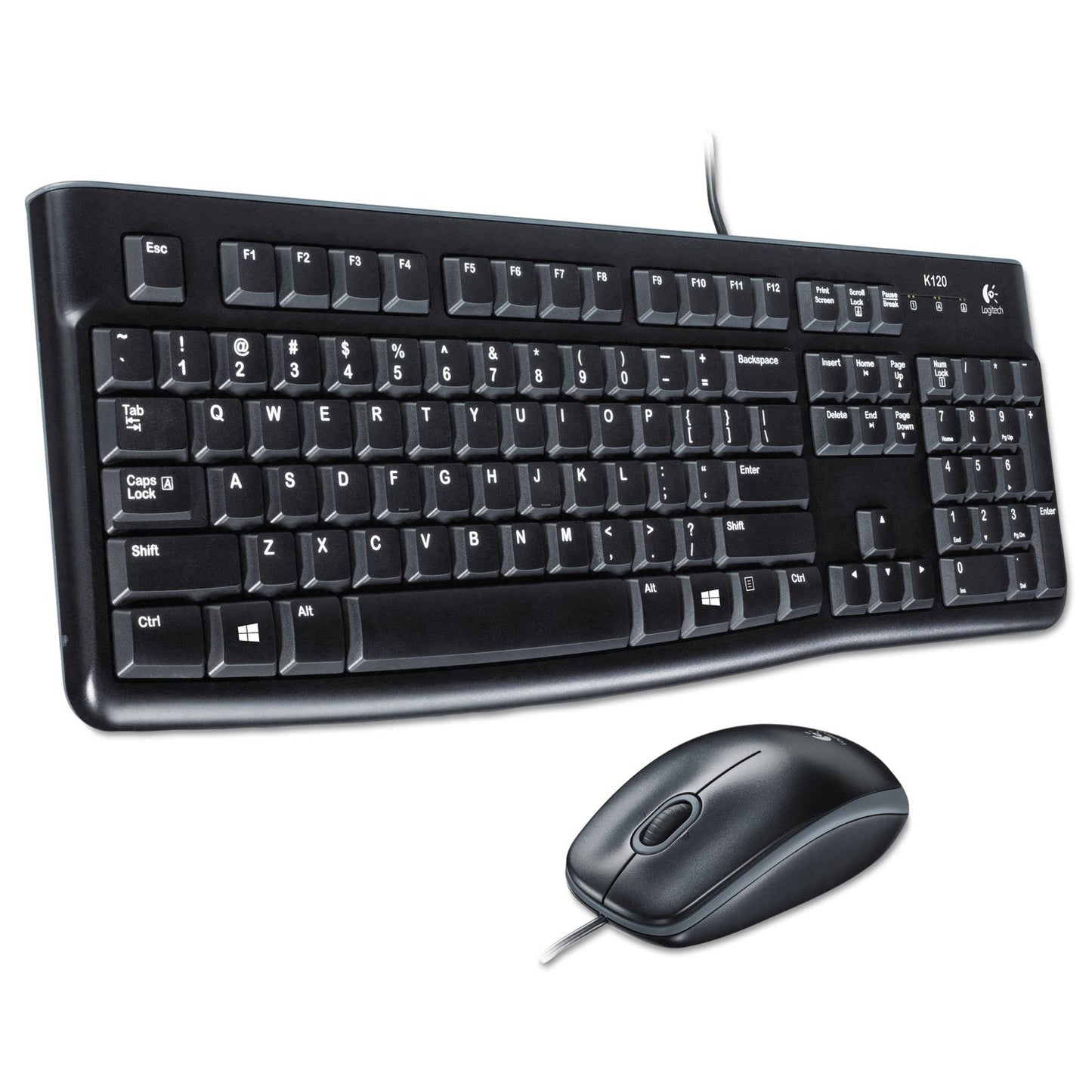 Logitech MK120 Wired Desktop Set - Reliable Performance