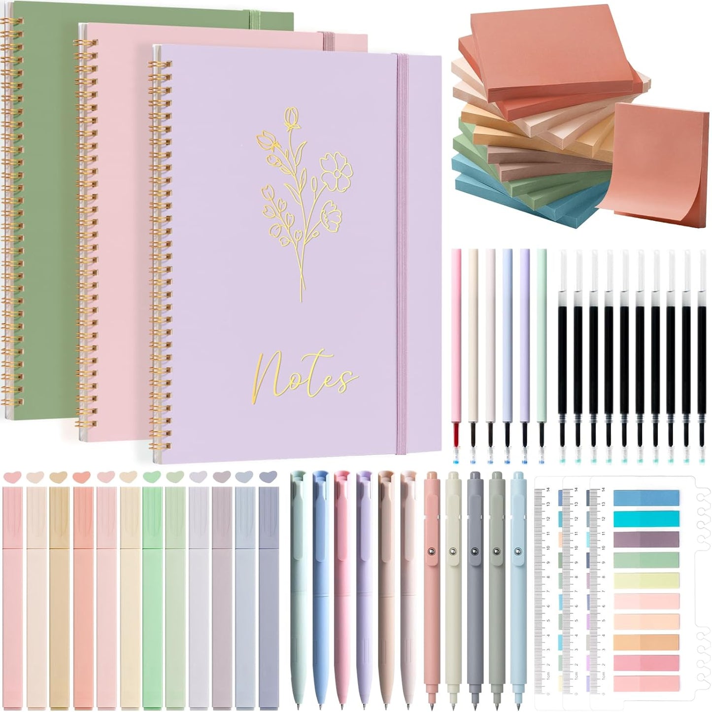 FLOE 58PCS Aesthetic School Supplies for Stylish Students