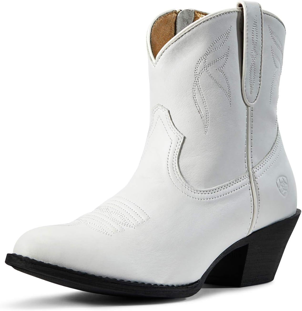 ARIAT Women's Darlin Western Boot: Trendy White Leather Style