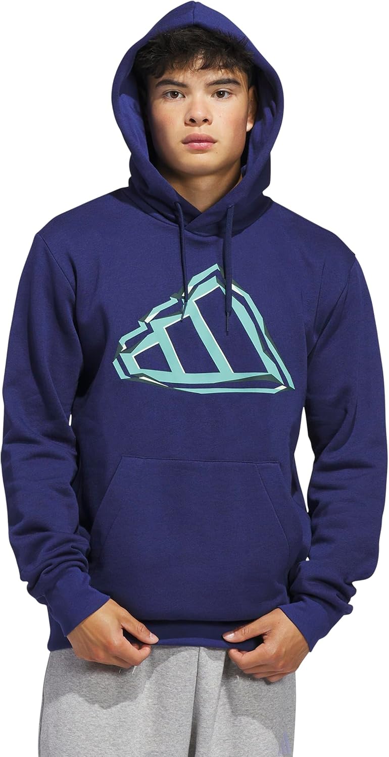 adidas Men's Big Logo Graphic Hoodie for Ultimate Comfort