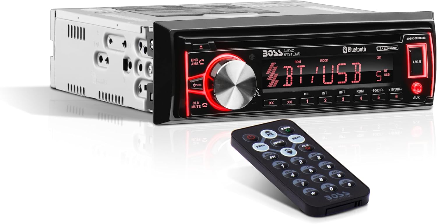 BOSS Audio Systems Elite 560BRGB Car Stereo with Bluetooth Features