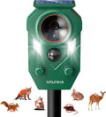 Solar Ultrasonic Animal Repellent Outdoor - Effective Yard Deterrent