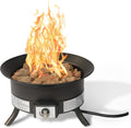 Portable Propane Fire Pit, 19 in Round - Powerful Outdoor Heat