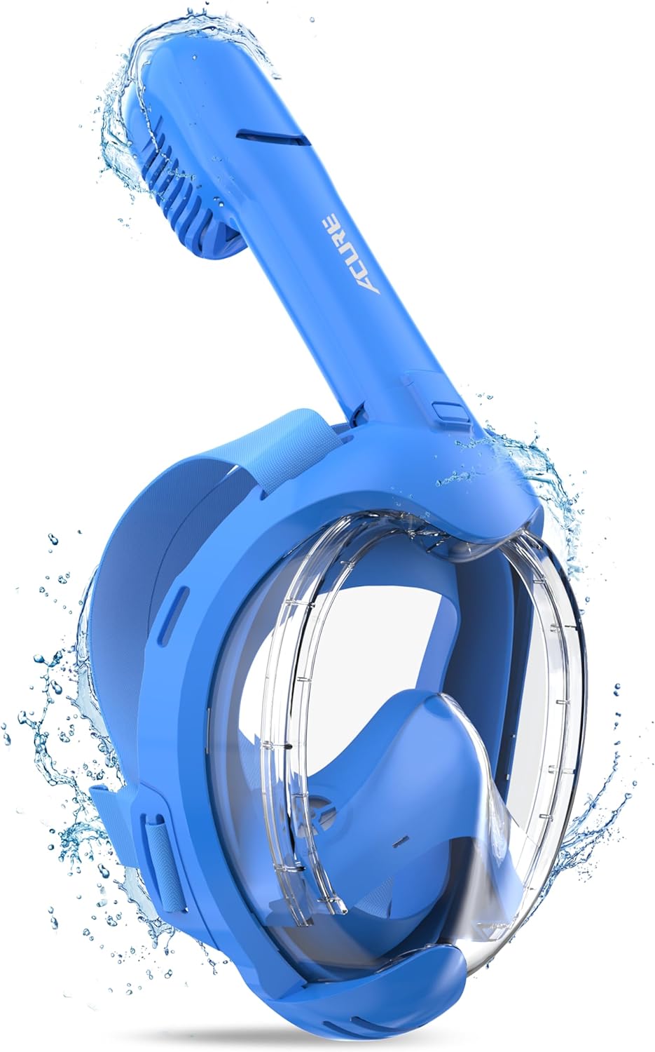 ACURE Kids Full Face Snorkel - Easy Breathing for Ages 3-8