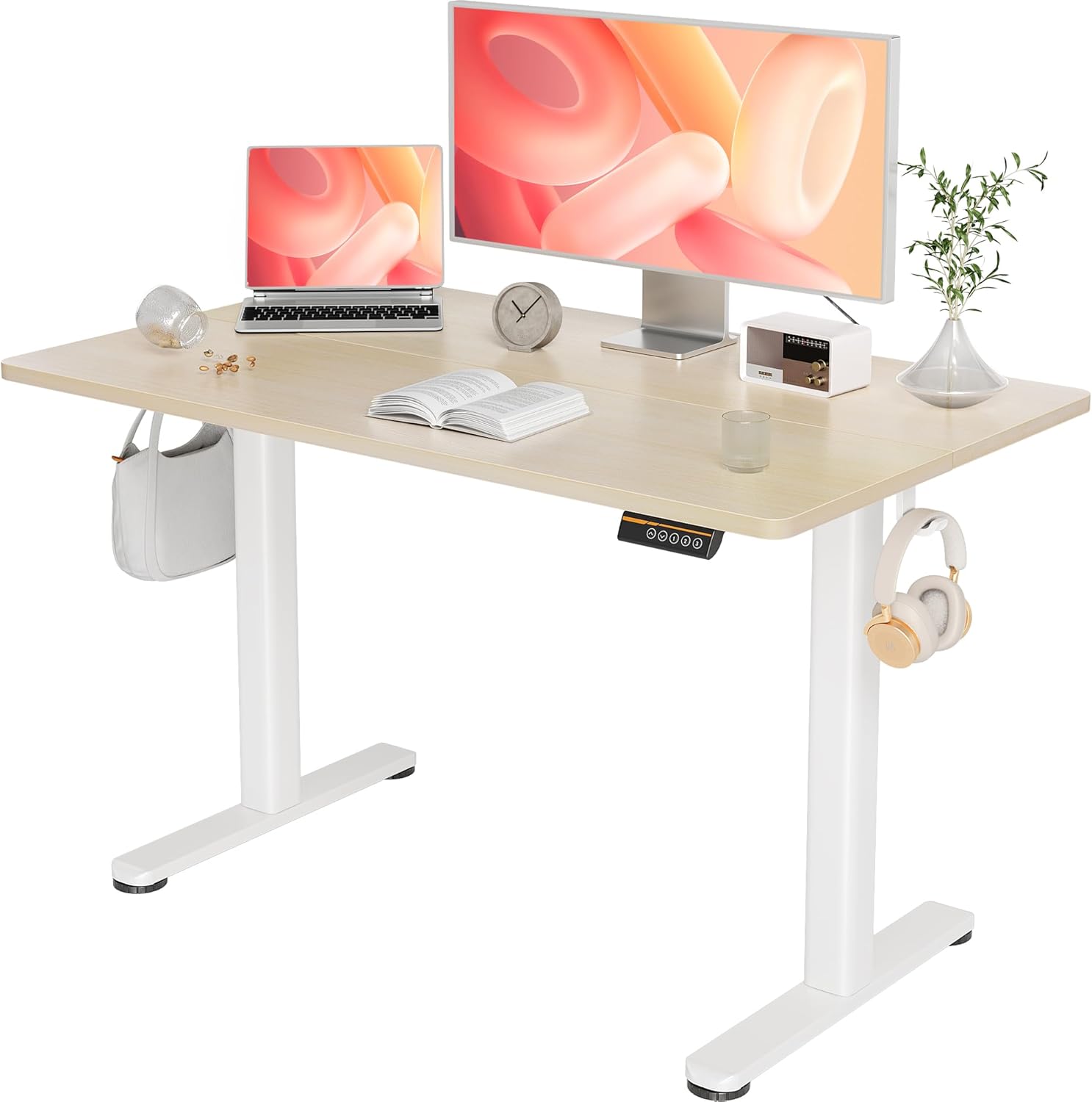 YDN Electric Standing Desk Adjustable Height for Home Office