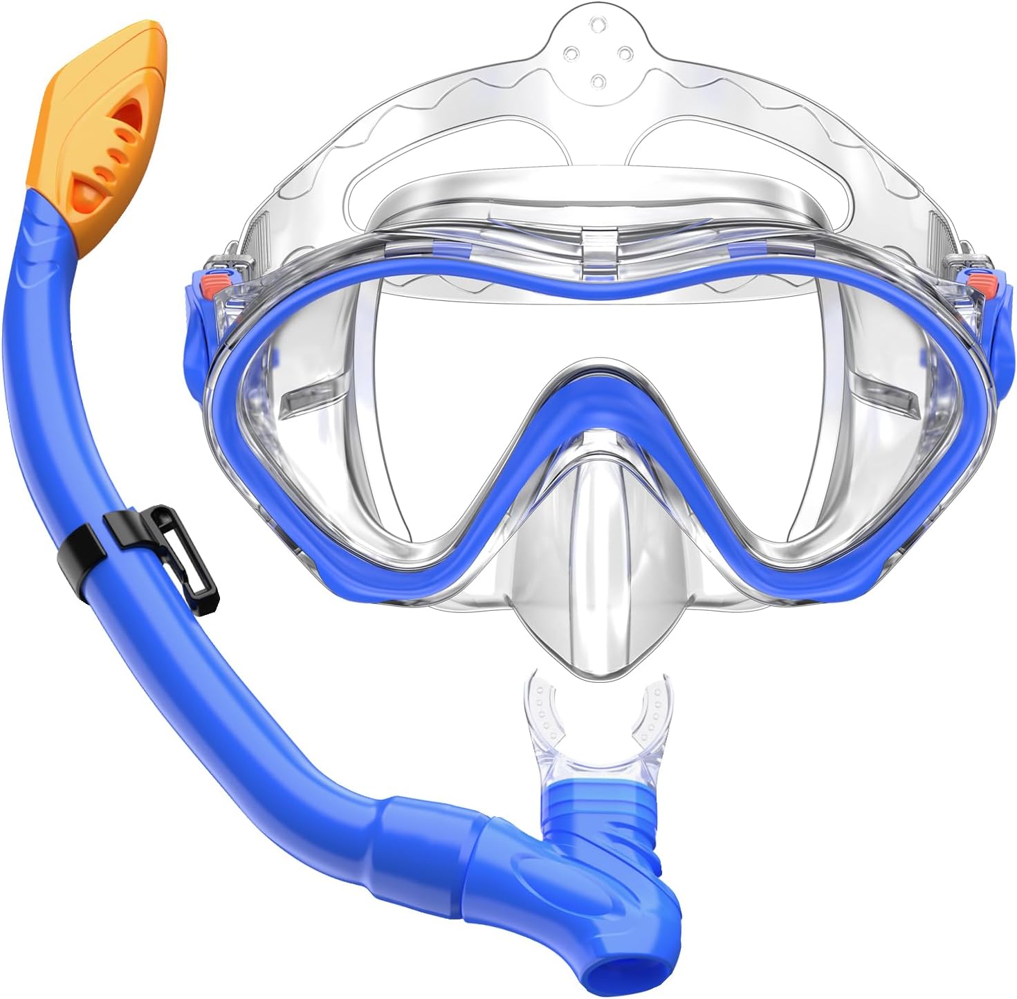 Adicop Kids Snorkel Set: Upgraded Dry Top Mask for Safe Fun!
