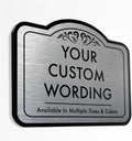 Custom Decorative Outdoor Metal Signs 24x24 - Personalized