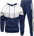 Men's Hoodie Tracksuit 2 Pieces Set Athletic Casual (Style ZDSP)