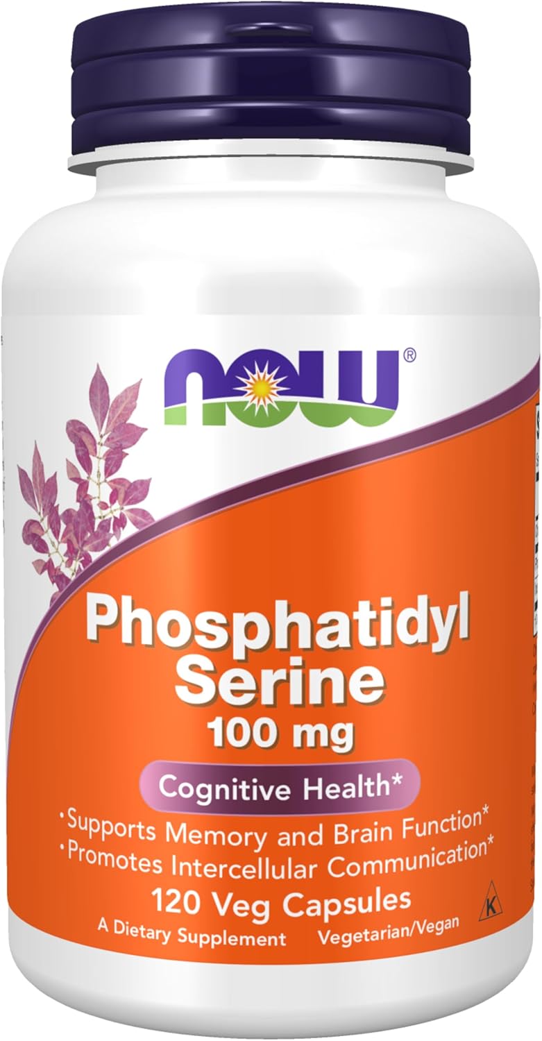NOW Foods Phosphatidyl Serine 100 mg for Cognitive Health