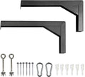 Elite Screens 12 Projector Screen L-Brackets - Strong Metal Mount, Hooks Included