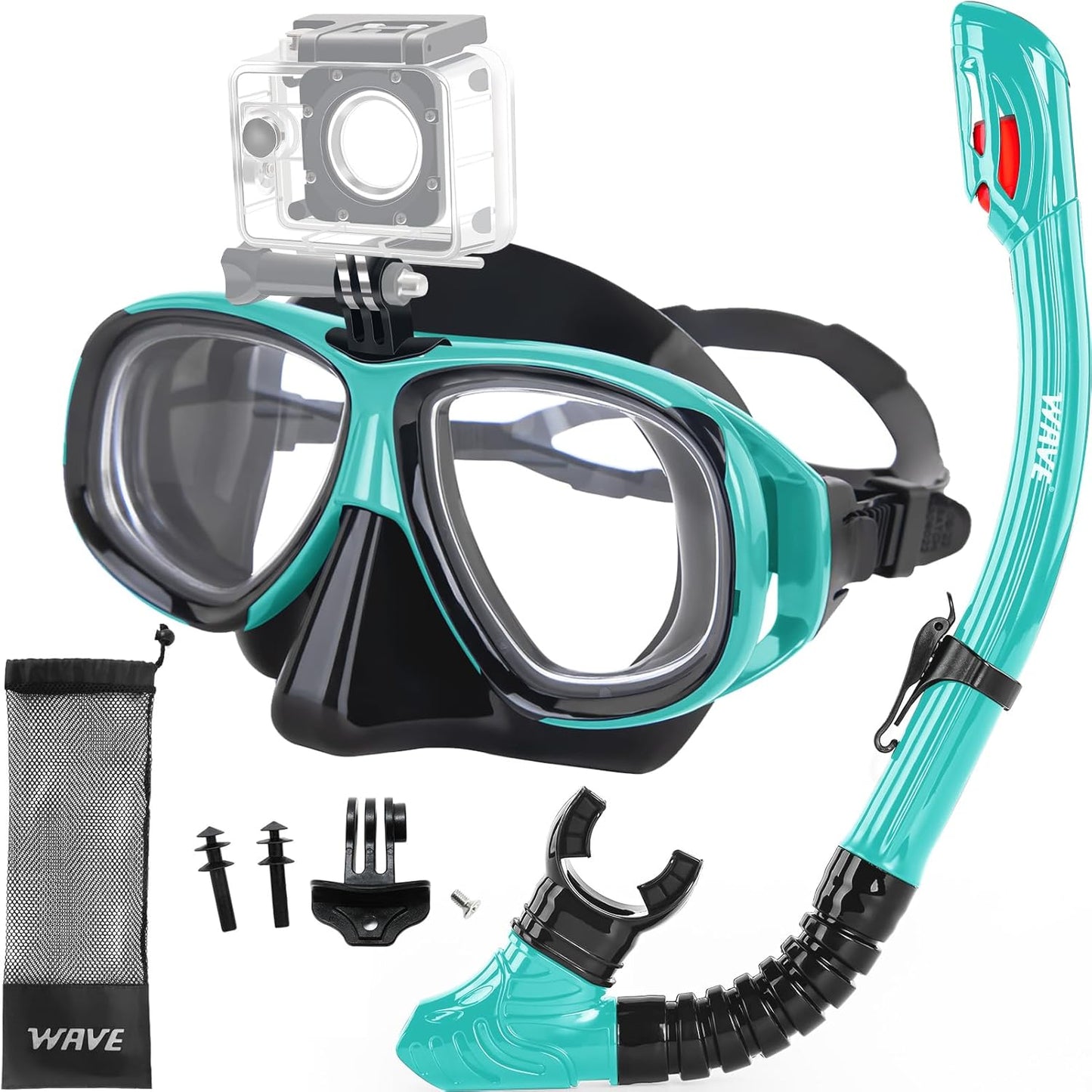 Nearsighted Snorkel Gear Set for Clear Underwater Vision