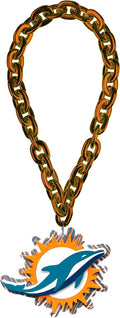 Light Up NFL Chain with Big Logo by FOCO x Zubaz for Enthusiasts