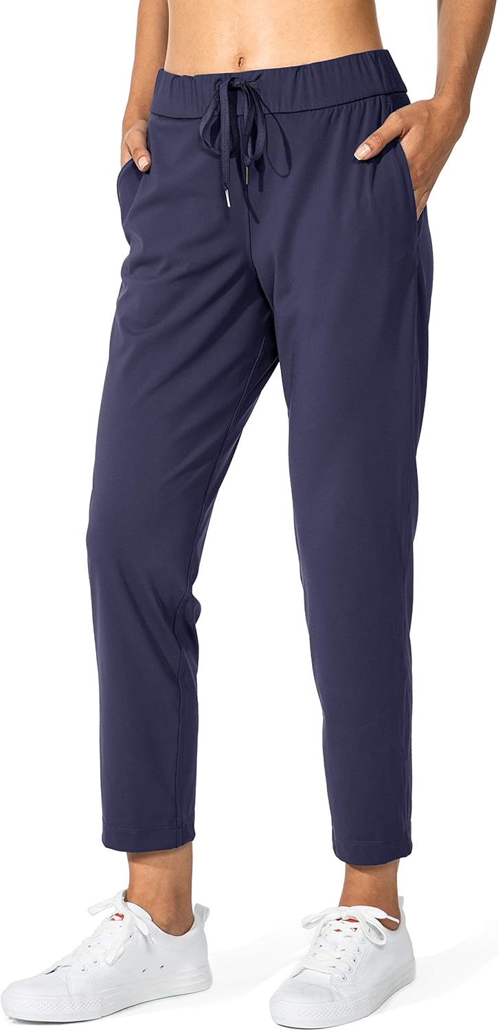 G Gradual Women's 7/8 Stretch Ankle Sweatpants with Pockets